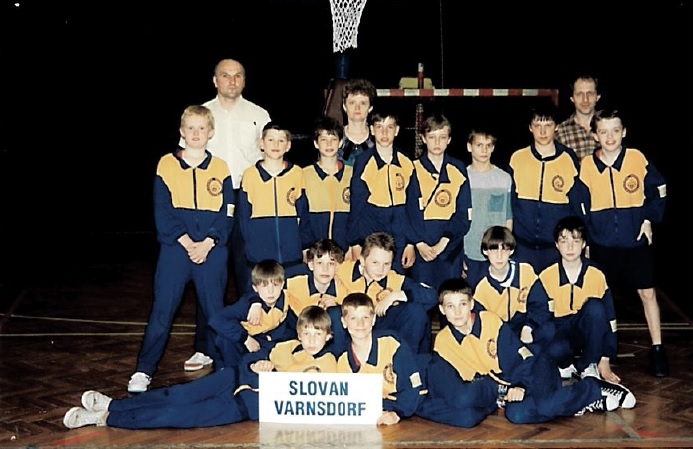 Národní finále mladších minižáků - 2. místo sezóna 1994-95 Varnsdorf