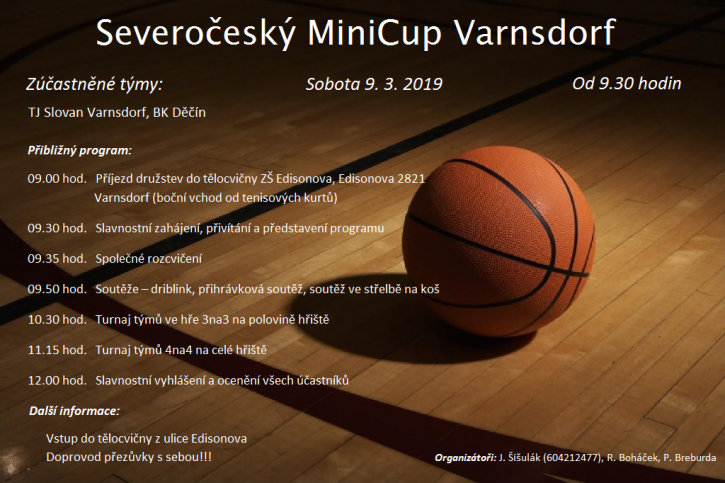 Pozvánka na Severočeský MiniCup ve Varnsdorfu